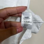 Rowan Tyler Slub Tee White Short Sleeve Shirt XS Women Photo 3