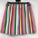 J.Crew  Striped Skirt Womens 12 Used Photo 0