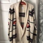 Olive & Oak  cotton blend boho Patterned  sweater knit Cardigan women size XL Photo 0