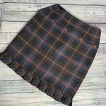 CAbi Skirt Wool Tartan Plaid Heritage Pencil Pleated Preppy Pleated 6 Photo 0