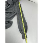 Anthropologie  Sweater Sz M Cowlneck Ribbbed Oversized Grey Paloma Balloon Sleeve Photo 11