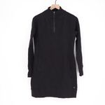 American Giant Women's Moto Dress Size S Made In USA Black Photo 1