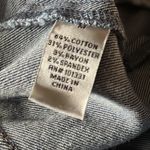 Refuge  Stretch Denim Button Up 4 Pocket Blue Jean Jacket Womens Medium Photo 9