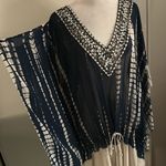 Boston Proper New Women's Debbie Katz South Beach Silk Beaded Kraftan Swimsuit Beach Coverup Photo 0