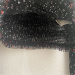 Free People Floral Printed Lolita Long Sleeve Top Black Combo Smocked Size XS Photo 10