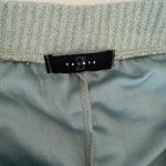 21 Saints Sage Green Ribbed Flare Pants Large Photo 4