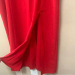 Abercrombie & Fitch Camille Midi Dress in Red Size Medium Petite NWT New Photo 7