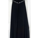 Michaelangelo empire waist sleeveless formal black maxi dress backless flawless Photo 1