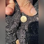 ZARA Ruched Sexy Lace Elegant Black Long Sleeve With Gold Touch Women's blouse Photo 13