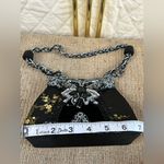 Vintage Rare Elegant Black Beaded Women's Bag 90s Photo 6