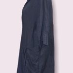 AG Adriano Goldschmied AG Adriano Goldschmeid Jeans Navy Blue Amanda Relaxed Fit Shirt Dress Size XS/S Photo 6