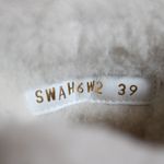 Valentino Garavani Valentino VLogo Metallic Silver Ivory Shearling & Leather High-Top Sneakers Photo 12