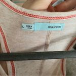 Maurice's Maurice’s Womens Tank Top Size Large Cream Pattern Photo 2