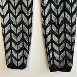 Current/Elliott The Ankle Black/White Chevron Skinny Denim Jeans Rhinestones 25 Photo 9
