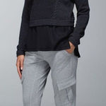 Lululemon  Be Present Pullover Top Sweater Heathered Black 4 Photo 0