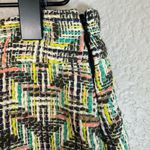 Kate Spade New York Tweed Skirt the Rules Mini Skirt Yellow Green size 4 $348 Photo 14