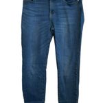 Judy Blue Relaxed Fit Mid-Rise Slim Jeans Women Size 32 Blue Faded Ankle Stretch Photo 0