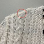 Croft & Barrow Cable Knit Open Cardigan Creamy White Size L Photo 7