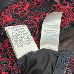 Private Luxuries Black Red Floral Lace Lingerie Adjustable Straps Womens 2X XXL Photo 10