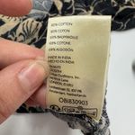 Free People  Top Womens X Small Black‎ Tan Through the Meadow Mesh Blouse Photo 7