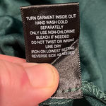 Trixxi  Womens Green Belted Dress Long Sleeve Ruffled Skirt Juniors Size 9 Photo 8