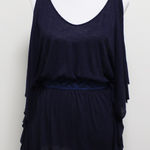 Free People Braided Waist V Neck Tunic Dress Small Photo 0