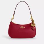 Coach Bow Heart Locket Bag Charm Keychain Photo 8