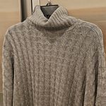 đź’•FAVORITE DAUGHTERđź’• Masha Cable Knit Turtleneck Sweater Storm Cloud Grey L NWT Size L Photo 13