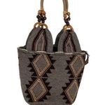 Bohemian Shoulder Bag Beaded Tribe Ethnic Traditional Boho Gray Photo 2