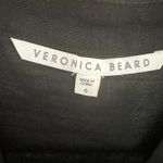 Veronica Beard  Giana Linen Button Down Midi Dress Women’s Black Size 6 Photo 3