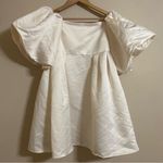 Peter Som x RTR White Satin Puff Sleeve Mini Dress Size 4 Photo 7