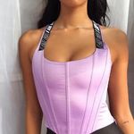 I am gia purple siobhan corset top Photo 0