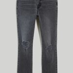 Madewell  The Tall Perfect Vintage Jean Bartlett Wash Black Ripped US 24 NWT Photo 0