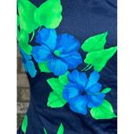 La cove swimsuit floral modesty panel skirtlet blue green Size 12 Photo 3