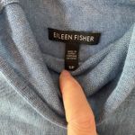 Eileen Fisher Blue Turtleneck Sweater Oversized Wool Blend Women's size Small Photo 1