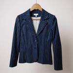 Kookai  Navy Pinstripe‎ Blazer Women's Size 38 or 4 Workwear Business Classic Photo 1
