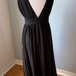 Lulus Heavenly Hues Black Maxi Dress Size Medium Photo 7