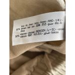 ZARA  Beige High Rise Elastic Waist Drawstring Lounge Straight Trousers Pants L Photo 3