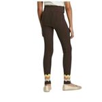 Missoni Target Leggings Women Large Brown Ribbed Knit Chevron Hem Pants‎ Photo 2