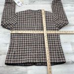 Koret Old Money Editorial Romantic Blazer Jacket size 10 Pink Black Lace Trim Photo 9