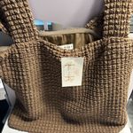 Miou Muse Smocked Stretch Tank Top Brown Size L NWT Fully Lined Tan Size L Photo 6