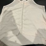 Charlotte Russe  Women’s Medium White Flowy Tank Top Sleeveless Round Neck Photo 1