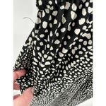 Bar III  Jumpsuit Women SMALL Black Cream Polka Dot Sleeveless Pockets Romper Photo 5