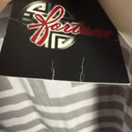 Fortune Gray Bateau Neck Long Sleeve Geometric Oriental Print Shift Dress Size L Size L Photo 7