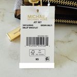 Michael Kors Jet Set Brown Multi Leather Double Zip Wallet Wristlet Photo 6