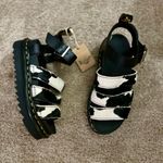 Dr. Martens BLAIRE HAIR-ON COW PRINT SANDALS Photo 7