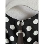 Lulus  Women’s Polka Dots‎ Satin Ruffled Romper Elegant Glam Cocktail Size Small Photo 14