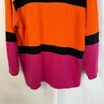 Caren Sport Top Blouse‎ Sweater Womens Multicolor Oversized V Photo 8