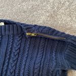 J.Crew  Navy Blue Cable Knit Sweater SIZE XS Photo 1