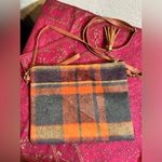 Crossbody flannel plaid bag w removable straps Photo 3